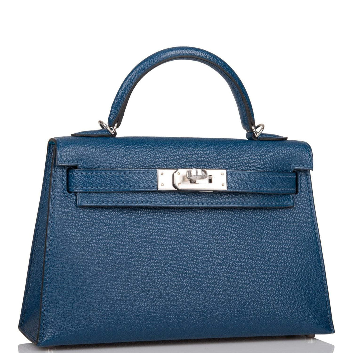 Side profile of Mini Kelly with palladium hardware