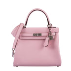 The Rose Sakura handbag displayed upright, showcasing its shape