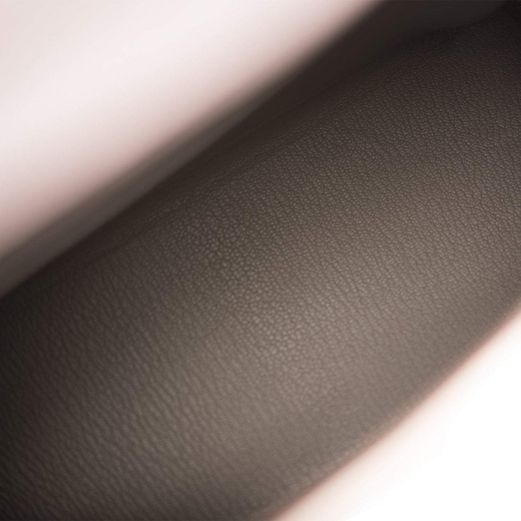 Hermes Kelly Retourne 32 Tosca, Gris Tourterelle and Etain Togo Brushed Palladium Hardware, Gris Tourterelle and Etain Togo B