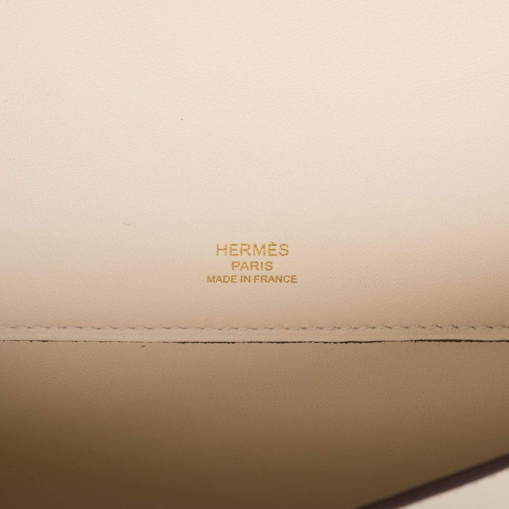 Back view of the Hermes Kelly Cut, showcasing its pristine condition
