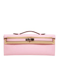 Hermès Kelly Cut Bag Rose Sakura Swift Leather
