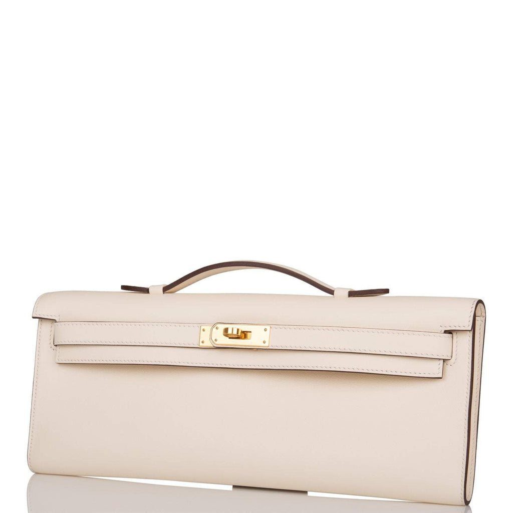 The top flat handle of the Hermes Kelly Cut