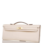 The top flat handle of the Hermes Kelly Cut