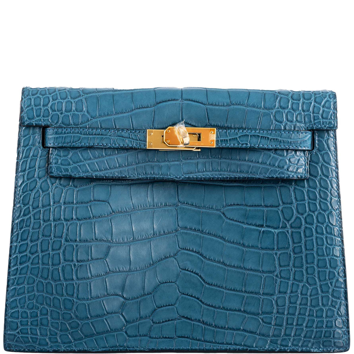 Hermes Kelly Danse Blue Colvert Matte Alligator with Gold Hardware - 2019, D - product image 2