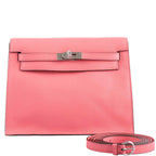 Hermes Kelly Danse II Rose D'ete Evercolor leather Palladium Hardware - 2020, Y - side view