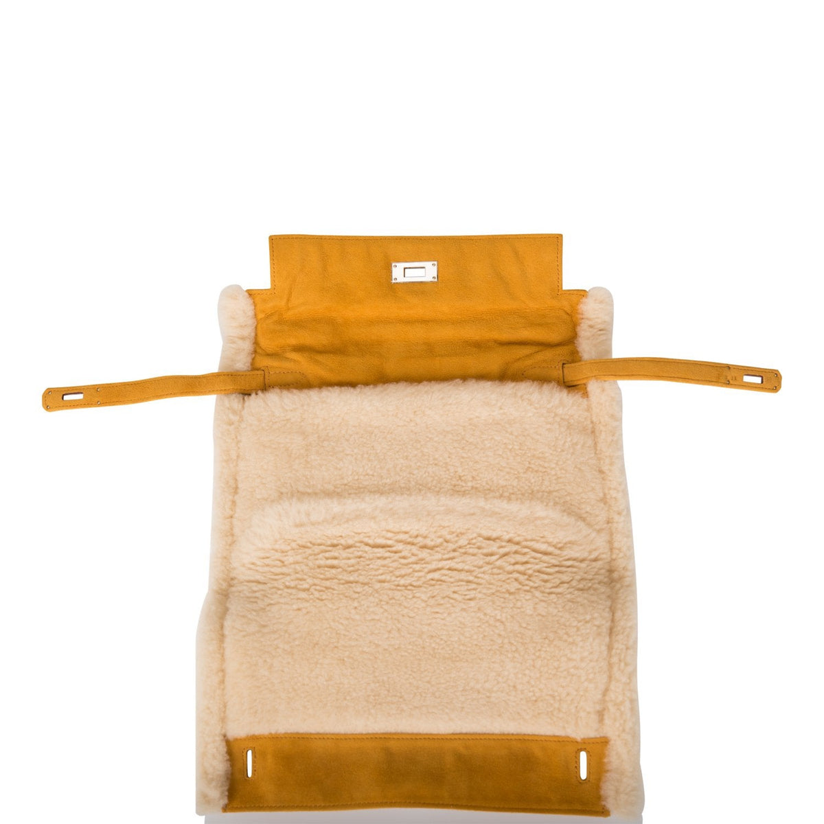 Hermes Teddy Muff with accessories including box and care items