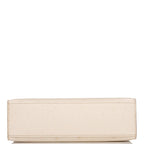 Hermes Kelly Pochette Beton Ostrich Gold Hardware - top view