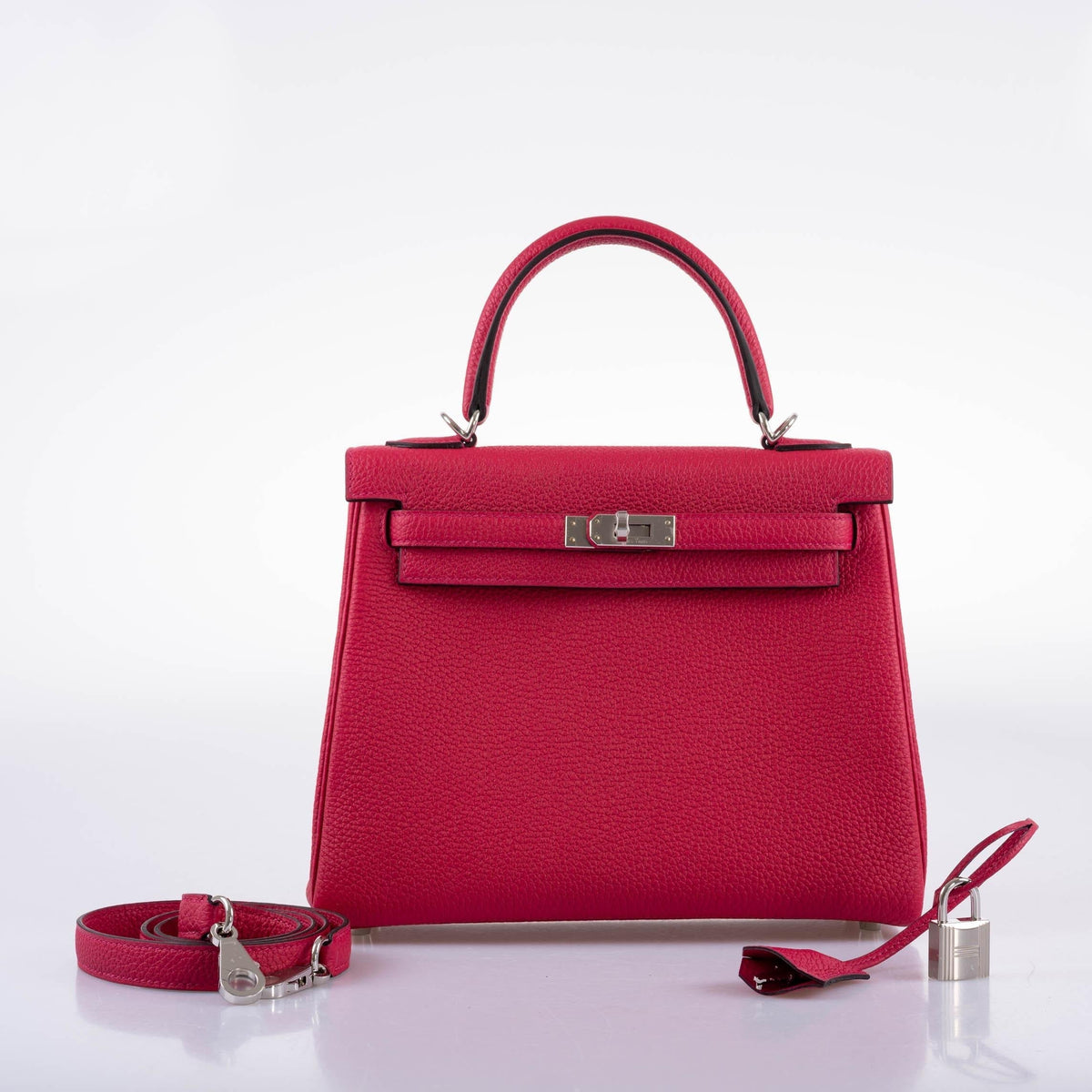 The Framboise bag shown with its accompanying Hermes dustbag and box