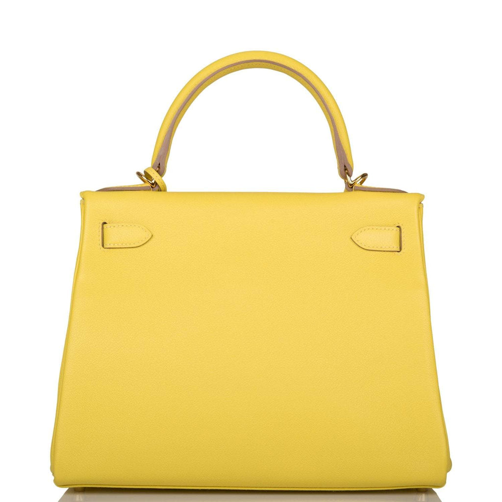 Hermes Kelly Retourne 28 Lime Evercolor Gold Hardware - product image 4
