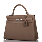 Hermes Kelly Retourne 32 Etoupe Togo Palladium Hardware - product image 5