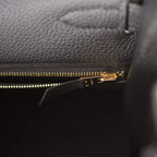 A detailed view of the soft side gussets of the bag