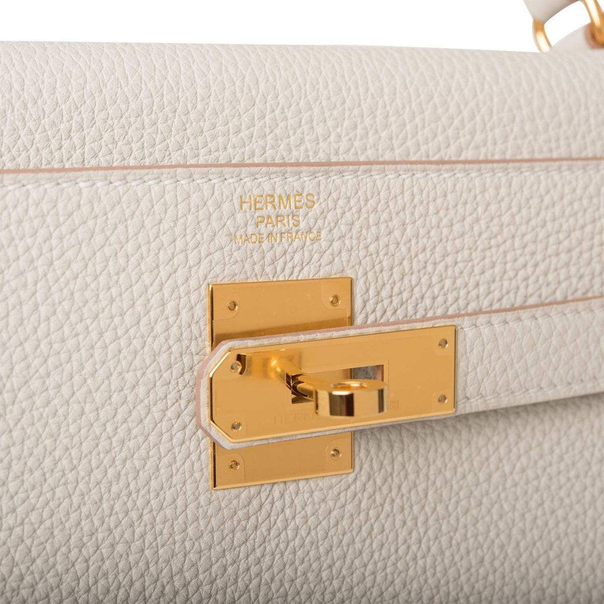 Hermes Kelly Retourne 32 Gris Perle Togo Gold Hardware - product image 6
