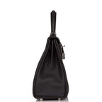 Side profile of the Hermes Tri-Color Kelly Sellier 20, highlighting its structured shape