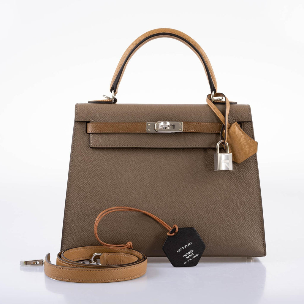 An angled view of the bag, showing its depth and color blocking