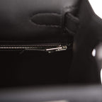 Back view of the Hermes Kelly Sellier 28, showcasing its pristine condition