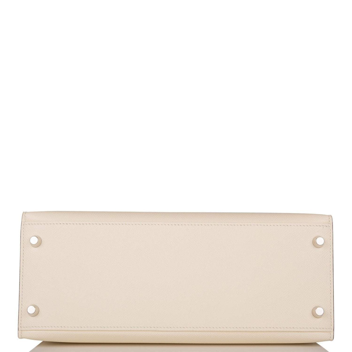 Hermes Nata Verso Epsom Sellier Kelly 28cm Palladium Hardware, the single rolled top handle