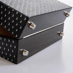 Side profile of the Hermes Kelly Wood 22, highlighting its unique construction
