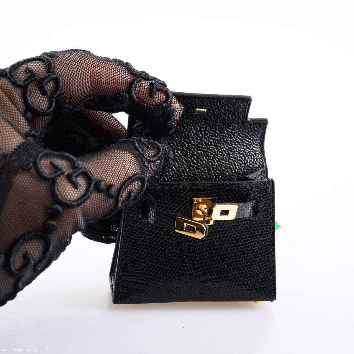 A detailed shot of the silk-wrapped handle