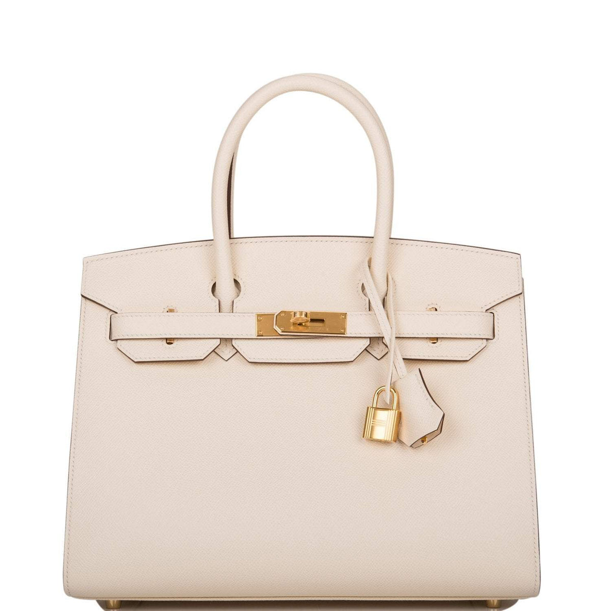 Hermes Nata Epsom Sellier Birkin 30cm - hardware detail
