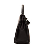 Top handle detail of SO Black Kelly 32cm