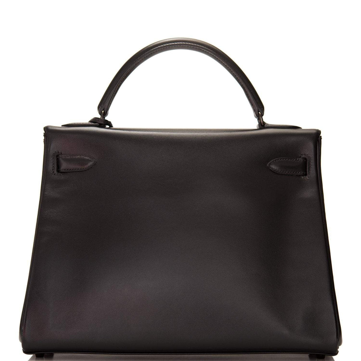 Interior of SO Black Kelly 32cm with Chevre leather lining