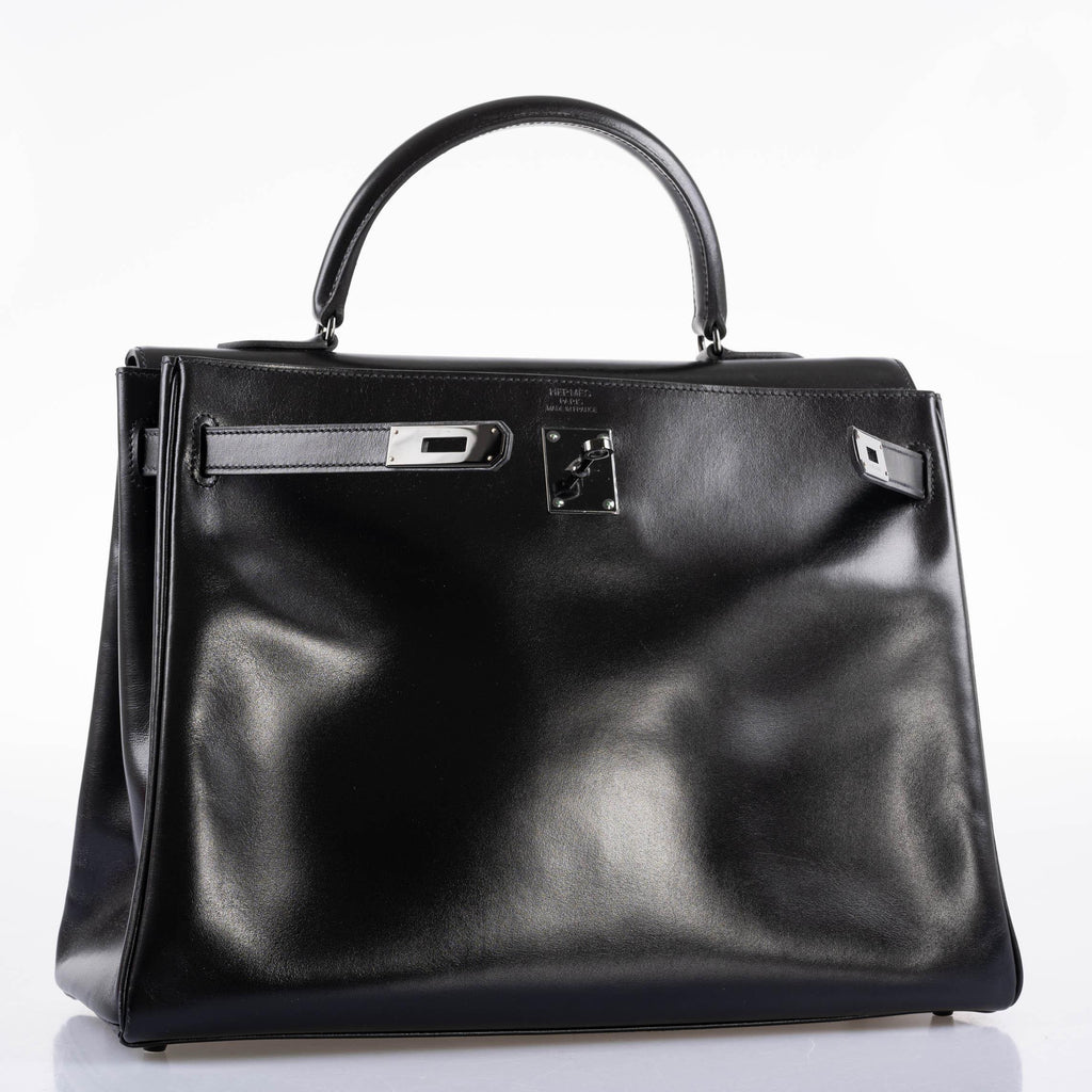 Backside of Hermes Kelly 35 So Black Edition