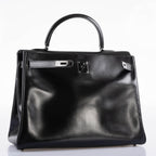 Backside of Hermes Kelly 35 So Black Edition