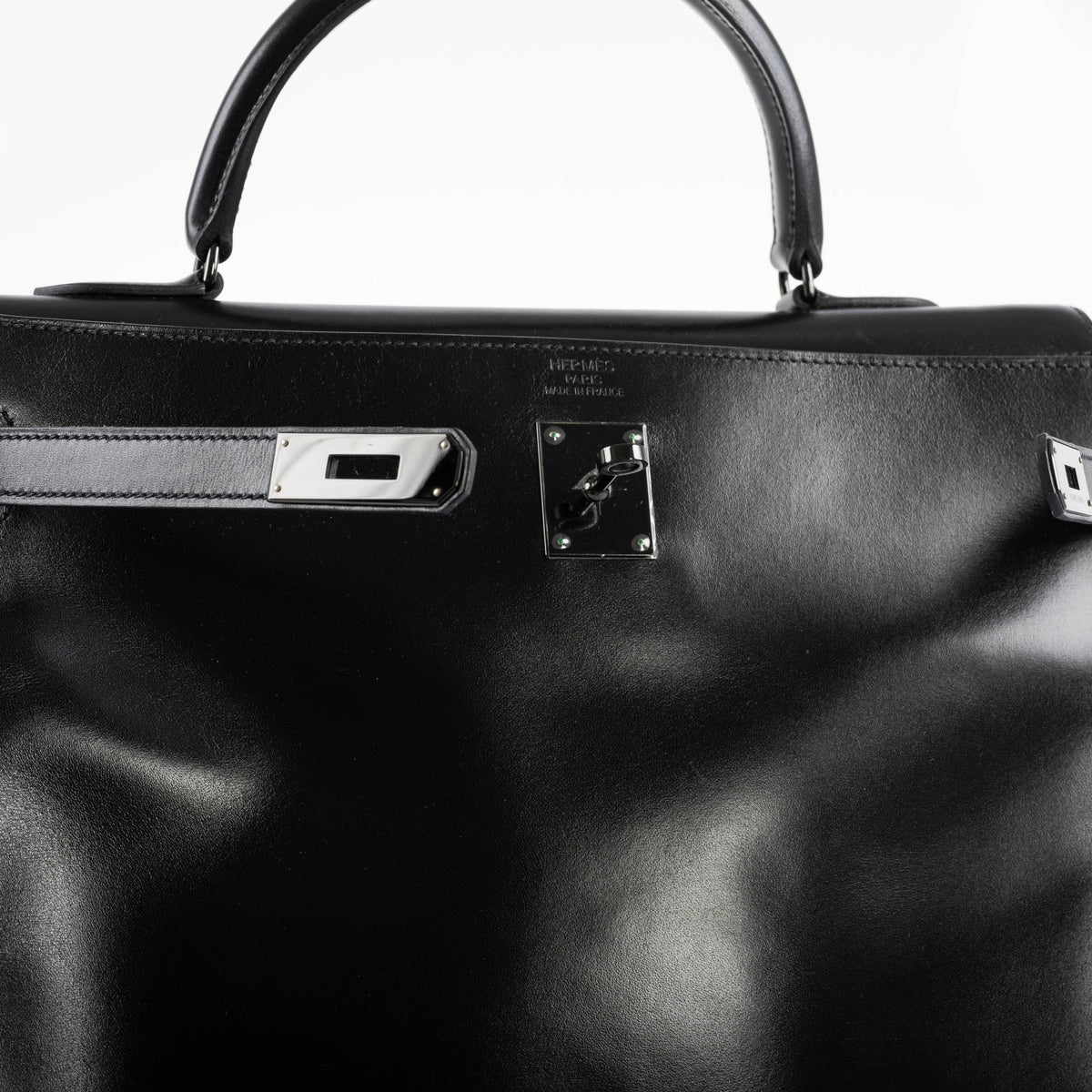 Top handle of Hermes So Black Kelly 35