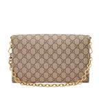 Gucci Horsebit 1955 GG Supreme Canvas Small Shoulder Bag – Beige