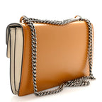 Gucci Azalea Small Dionysus Shoulder Bag - Orange in Orange - side view showing the bag's shape, finish and visible design details.