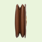 Gucci Blondie Mini Leather Shoulder Bag - Brown in Brown - detail view 10 showing the bag's shape, finish and visible design details.