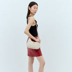 Gucci Aphrodite Small Leather Shoulder Bag - White in White - detail view 10 showing the bag's shape, finish and visible design details.