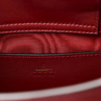 Gucci Diana Mini Tote Bag - Red in Red - detail view 6 showing the bag's shape, finish and visible design details.