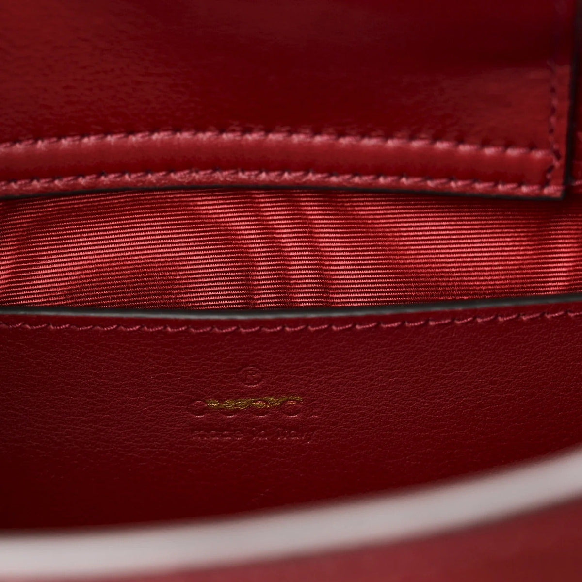 Gucci Diana Mini Tote Bag - Red in Red - detail view 6 showing the bag's shape, finish and visible design details.