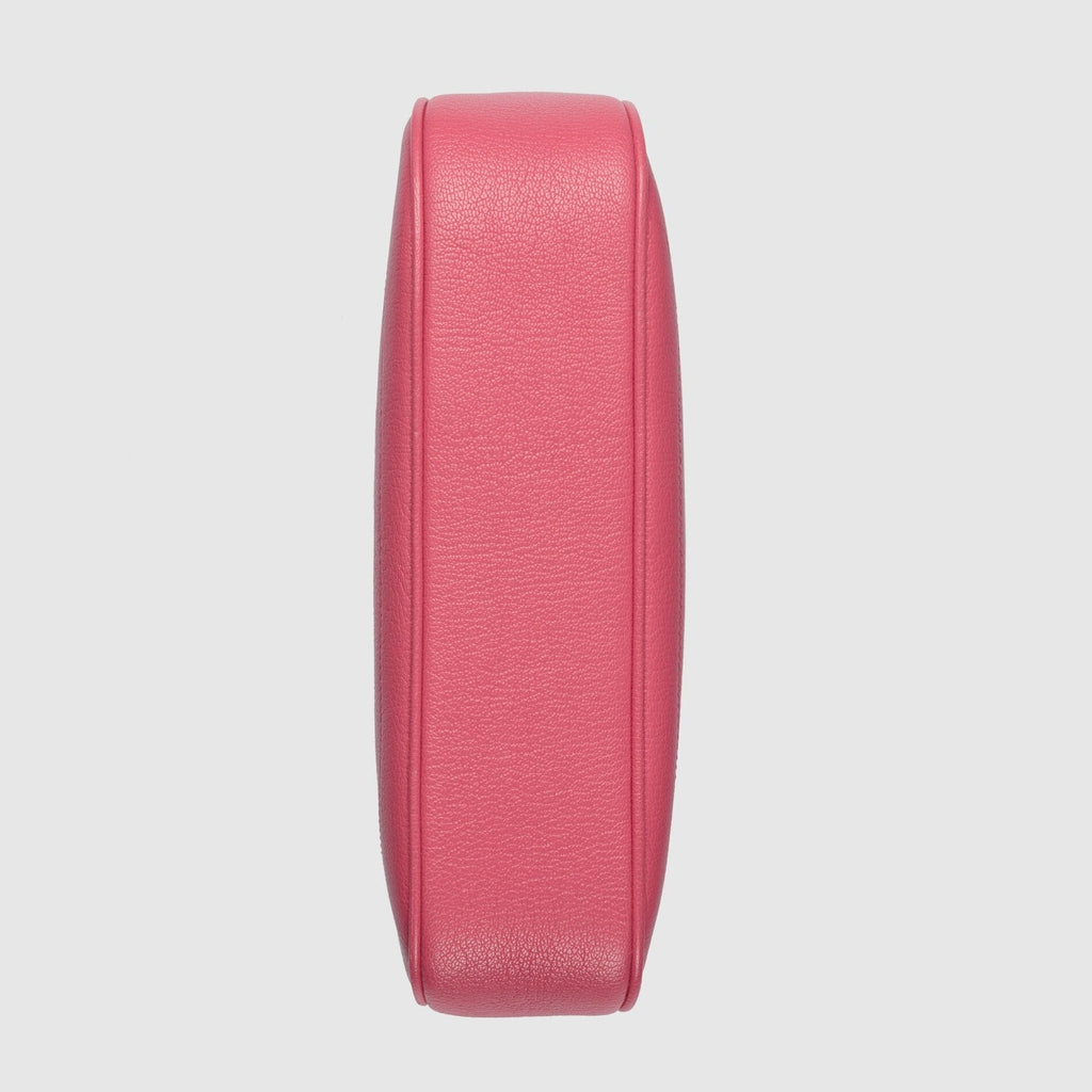 Gucci Aphrodite Small Shoulder Bag - Pink in Pink - detail view 8 showing the bag's shape, finish and visible design details.
