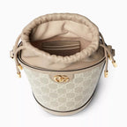 Gucci GG Canvas Mini Ophidia Bucket Bag – Beige