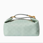 Gucci Medium Vanity Handbag - Blue in Blue - detail view 4 showing the bag's shape, finish and visible design details.