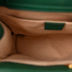 Gucci Diana Small Tote Bag - Green in Green - detail view 6 showing the bag's shape, finish and visible design details.