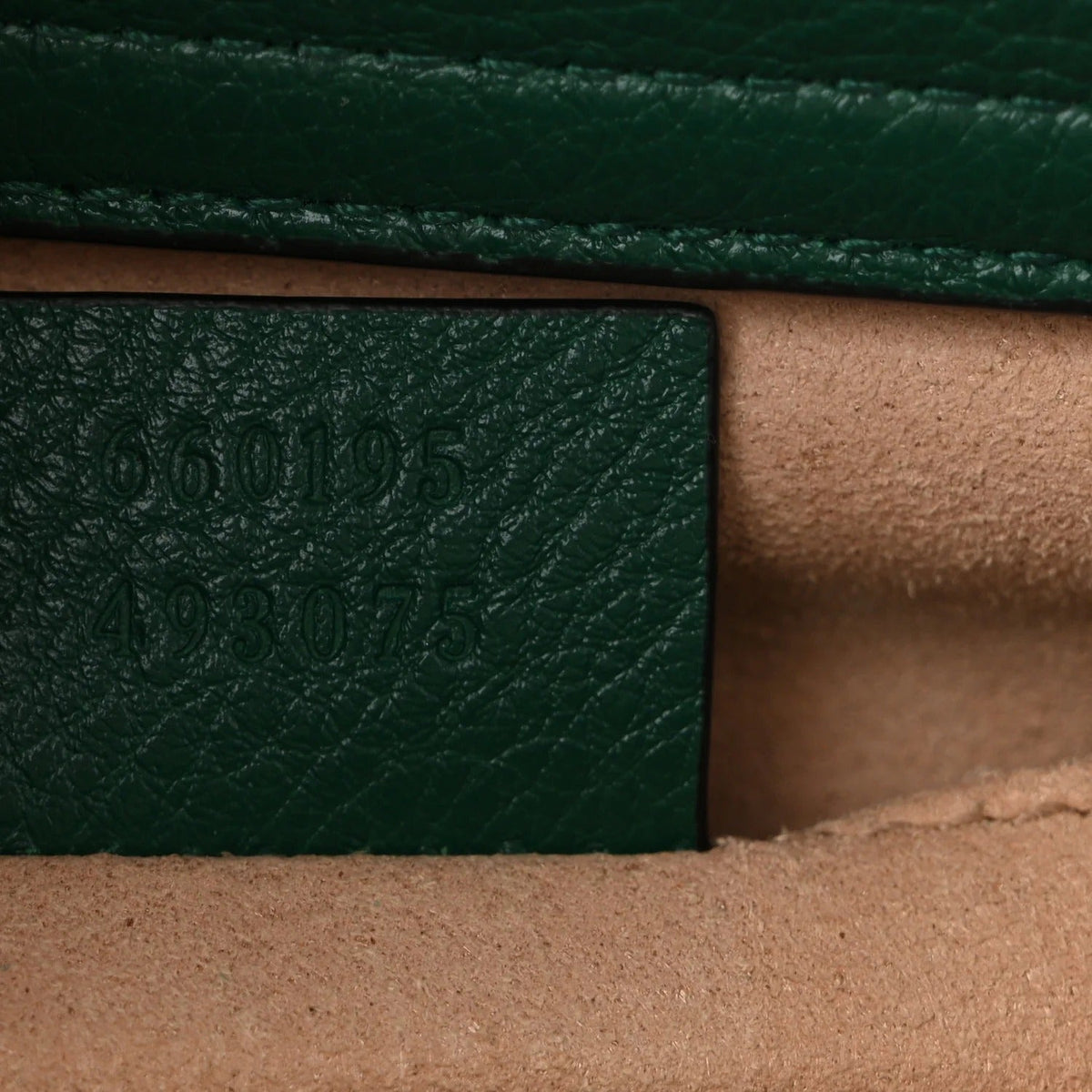 Gucci Diana Small Tote Bag - Green in Green - detail view 8 showing the bag's shape, finish and visible design details.