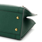 Gucci Diana Small Tote Bag - Green in Green - detail view 5 showing the bag's shape, finish and visible design details.