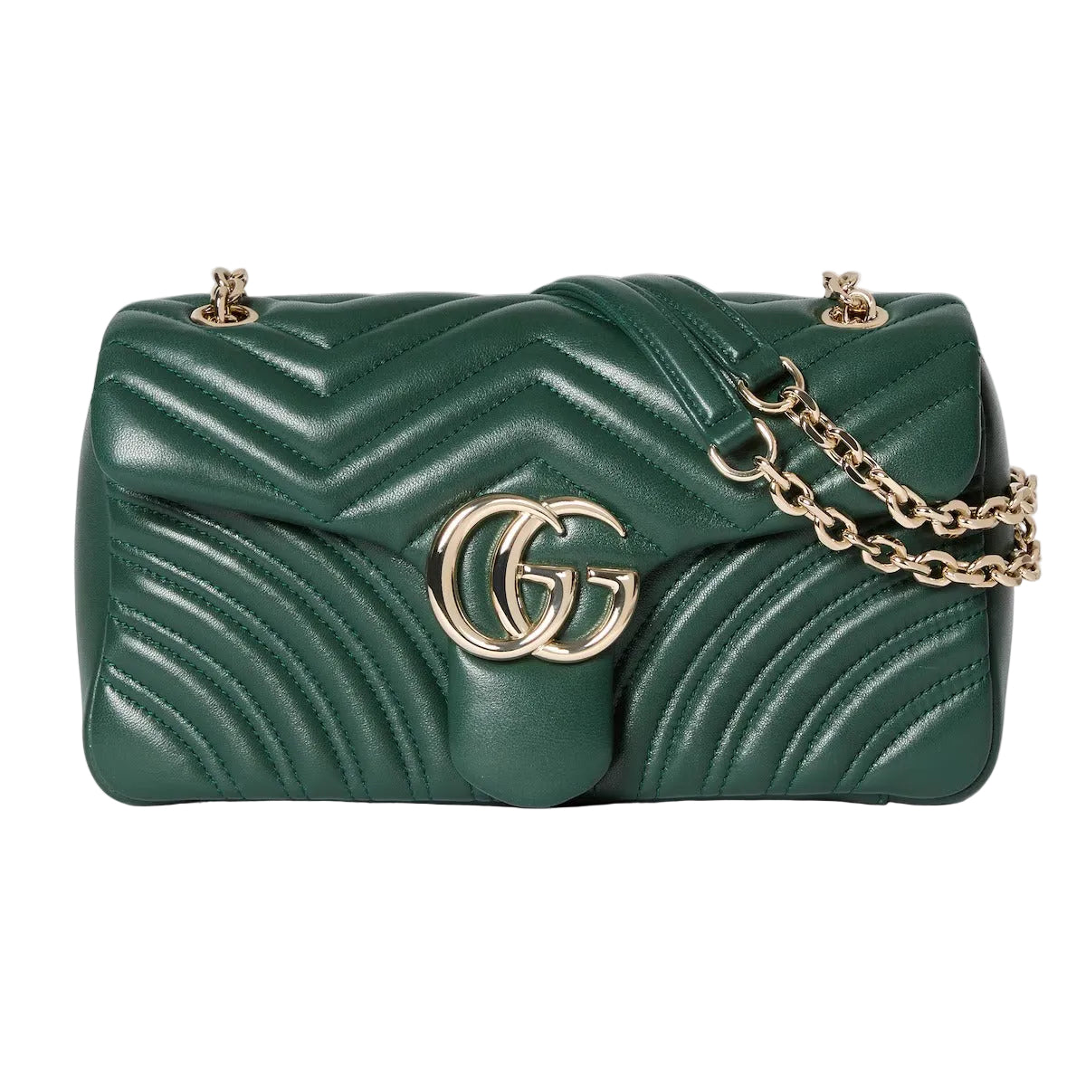 Gucci GG Marmont Medium Shoulder Bag – Green