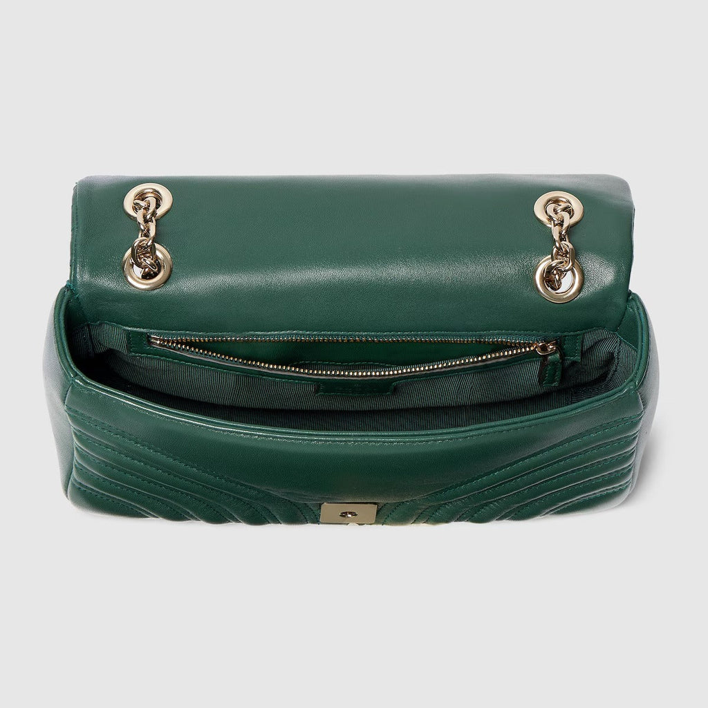 Gucci GG Marmont Medium Shoulder Bag – Green