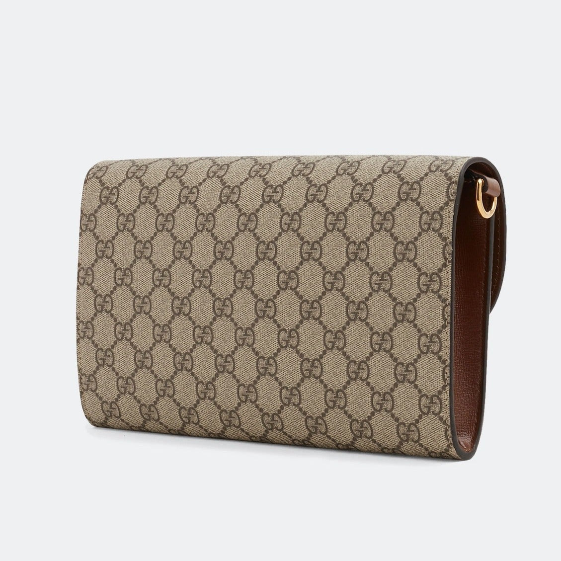Gucci Horsebit 1955 GG Supreme Canvas Small Shoulder Bag – Beige