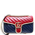 Gucci GG Marmont Medium Leather Bag – Blue