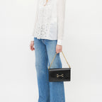 Gucci Horsebit 1955 Chain Crossbody Shoulder Bag – Black