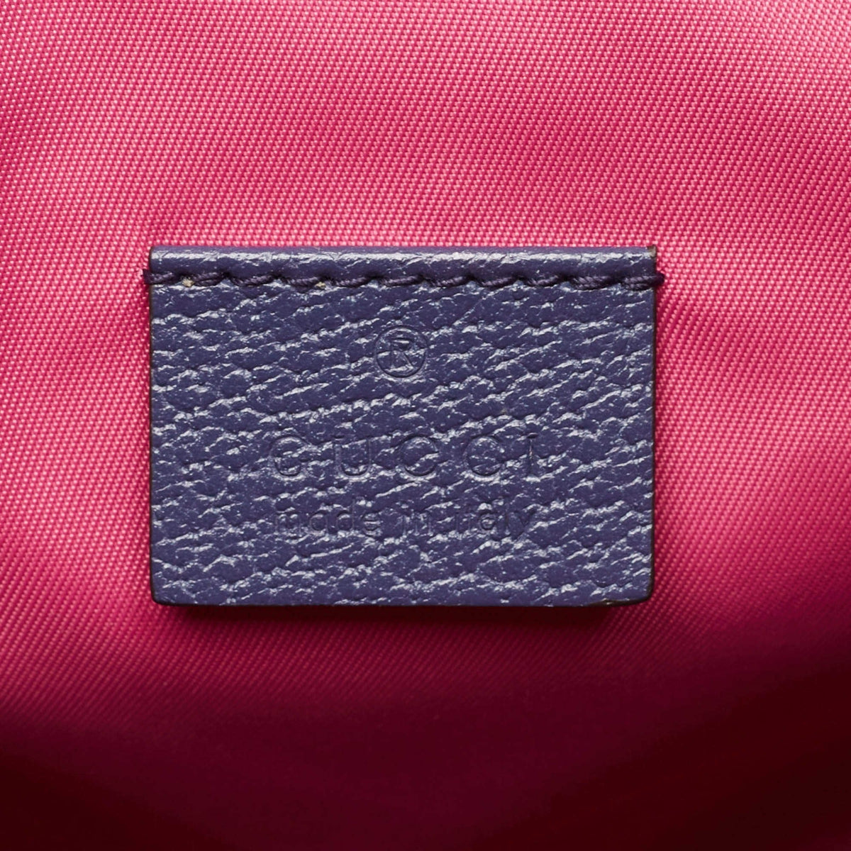 Gucci GG Canvas Backpack - Pink in Pink - detail view 9 showing the bag's shape, material finish and visible design details.
