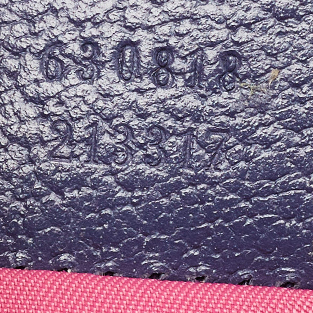 Gucci GG Canvas Backpack - Pink in Pink - detail view 10 showing the bag's shape, material finish and visible design details.