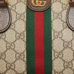 Gucci GG Canvas Ophidia Medium Bowling Bag – Beige