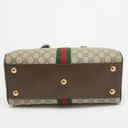 Gucci GG Canvas Ophidia Medium Bowling Bag – Beige
