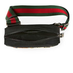 Gucci Black Tiger Nylon Messenger Bag - Black in Black - detail view 5 showing the bag's shape, finish and visible design details.
